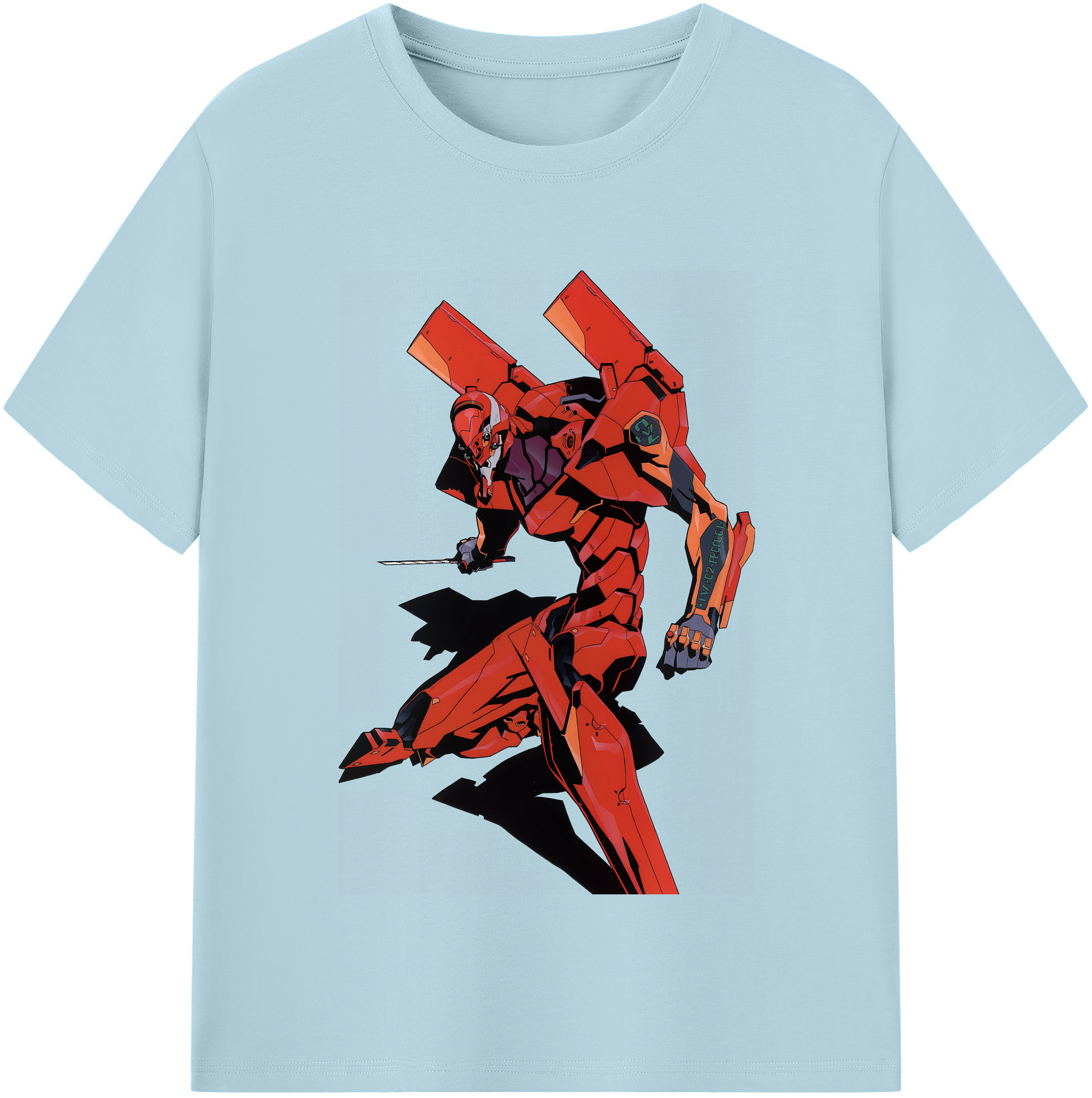 （画像用） EVA 新世紀エヴァンゲリオン 綿100％半袖Tシャツ（フロントプリント）